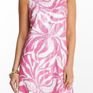 Lilly Pulitzer Sequin Courtin dress Orchid Pink Size 2